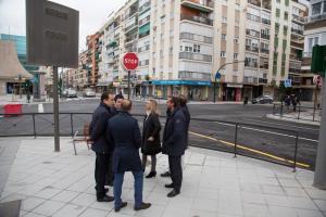 Así ha quedado la esquina de Arabial con Méndez Núñez. 