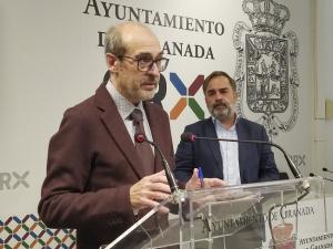 José María Corpas, con Jacobo Calvo, en una imagen de archivo.