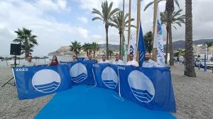 El municipio cuenta con cinco banderas en playas y una en el puerto.