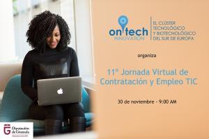 Cartel de la jornada de contratación y empleo.