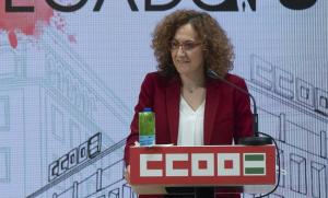 La secretaria general de CCOO Andalucía, Nuria López.