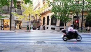 Imagen de Gran Vía, en la capital.