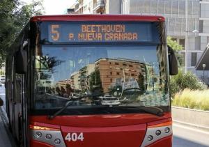 Autobús urbano de Granada. 