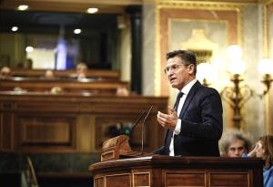 Luis Salvador, en una intervención en el Congreso.