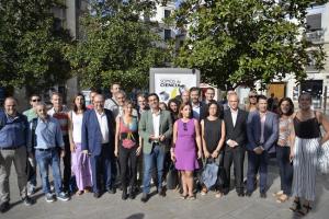 Presentación de la campaña, este martes, en la Plaza del Carmen.