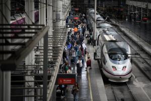 Estación de Atocha-Almudena Grandes el pasado 30 de abril. 