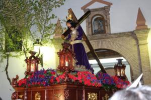 Nazareno en Lanjarón el Jueves Santo. 