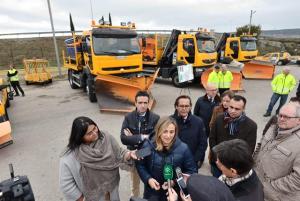 Presentación del dispositivo invernal para las carreteras. 