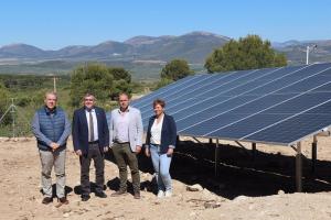 Visita a la planta fotovoltaica de autoconsumo en Iznalloz. 