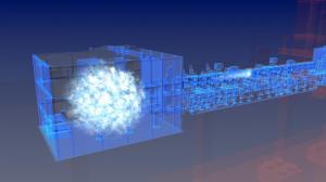 Recreación de las instalaciones del acelerador de partículas a instalar en Escúzar.
