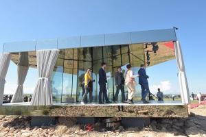 La casa del desierto es un proyecto de la empresa Guardian Glass.