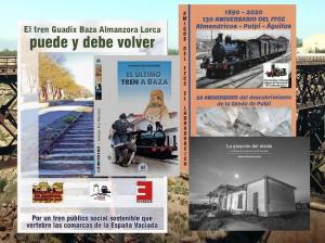 Libros promovidos por los colectivos por el tren.