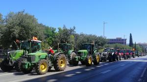 Tractorada de protesta de finales de junio de 2022, por Fuentenueva.