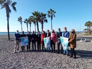 Representantes de la plataforma e instituciones de la Costa, este lunes.