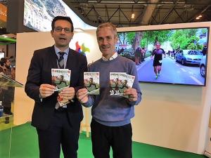 Cuenca y Fiz, en la presentación de la Media Maratón.