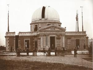 Observatorio en construcción, finales de 1901.