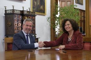 El presidente del Puerto y la rectora de la UGR.