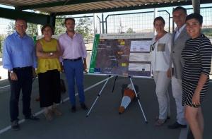 Presentación de las obras en la A-92.