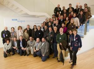 Foto de familia de los participantes en los cursos.