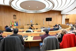 Presentación de los datos de la Concertación Social a representantes municipales.