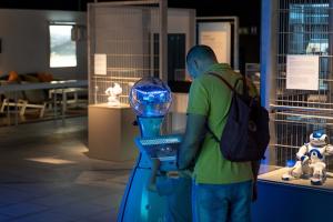 Robots, uno de los atractivos del museo científico. 
