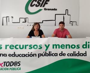 Rueda de prensa de balance del curso escolar.
