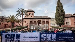 Presentación del gran evento deportivo en los Jardines del Partal de la Alhambra. 