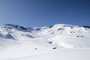 Imagen de archivo de la estación de esquí. 