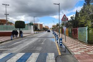 Calle Santa Lucía, que pasará a tener doble sentido. 