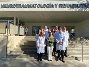 Equipo de ambos hospitales de Granada que han recibido la acreditación.