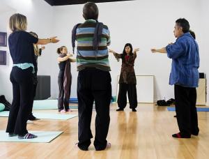 Los talleres incluye yoga y chi-kung, entre otros muchos. 