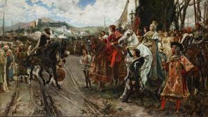 La rendición de Granada (1882) de Francisco Pradilla y Ortiz.