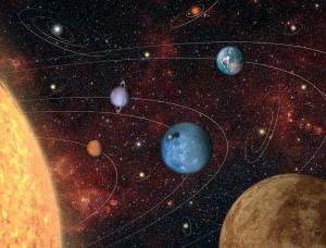 Imagen que representa la variedad de sistemas planetarios que 'Plato' descubrirá.