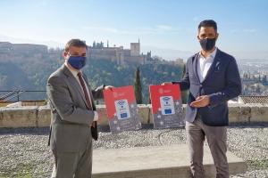 Presentación de la iniciativa en el Mirador de San Nicolás.