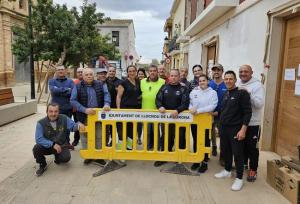 Delegación granadina que acudió a Llocnou de la Corona.