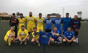 Miembros de Scuadra AD, organizadores del torneo solidario. 