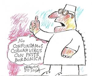 Viñeta del maestro Andrés Vázquez de Sola.