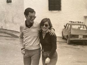 José María Lozano Maldonado y Guillermina García, su mujer, en 1976. 