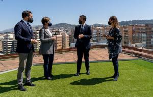 De izquierda a derecha, Daniel Pérez, Adriana Valverde, Francisco Cuenca e Isabel Ambrosio.