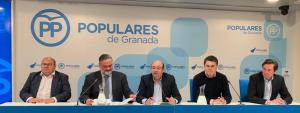 Junta Directiva Provincial del PP de Granada, el pasado lunes.