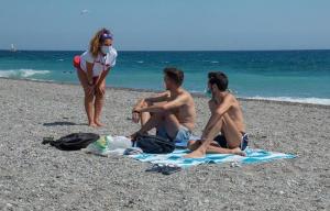 Imagen de la playa de Motril, el pasado verano.