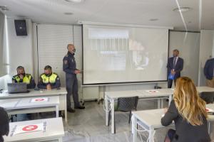 Imagen reciente de la Academia de Policía Local, con César Díaz todavía como edil de Seguridad Ciudadana.