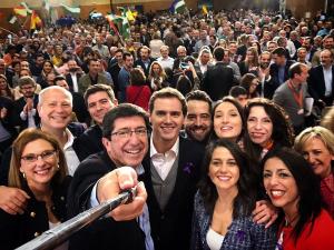 Mar Sánchez, en el acto central de Cs en Málaga. 