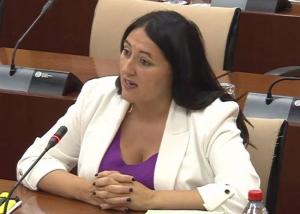 La parlamentaria de Por Andalucía Alejandra Durán. 