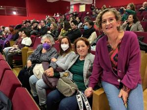 Representantes de IU en un acto reciente.