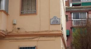 Calle 'Crucero Baleares' en el corazón del Zaidín.