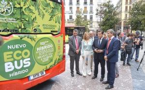 Uno de los primeros autobuses híbridos adquiridos, hace un año. 