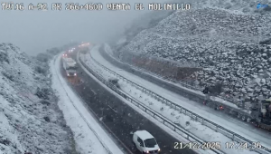 Imagen de la cámara de la DGT en Venta del Molinillo.