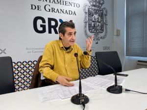 Antonio Cambril en rueda de prensa.