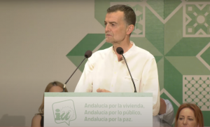 Antonio Maíllo en su intervención ante la asamblea.